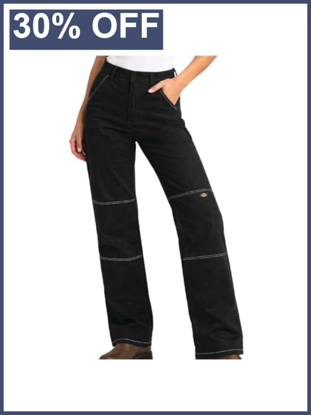 Dickies Womens High Rise Double Knee Work Pants Runs Small